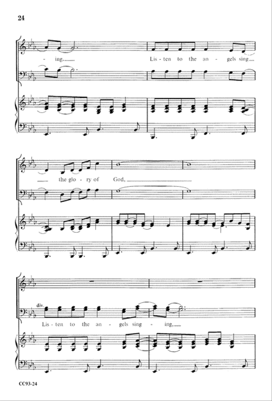 Jesus Is Born Jesus Is Born 4-Part scores gallery preview page 26