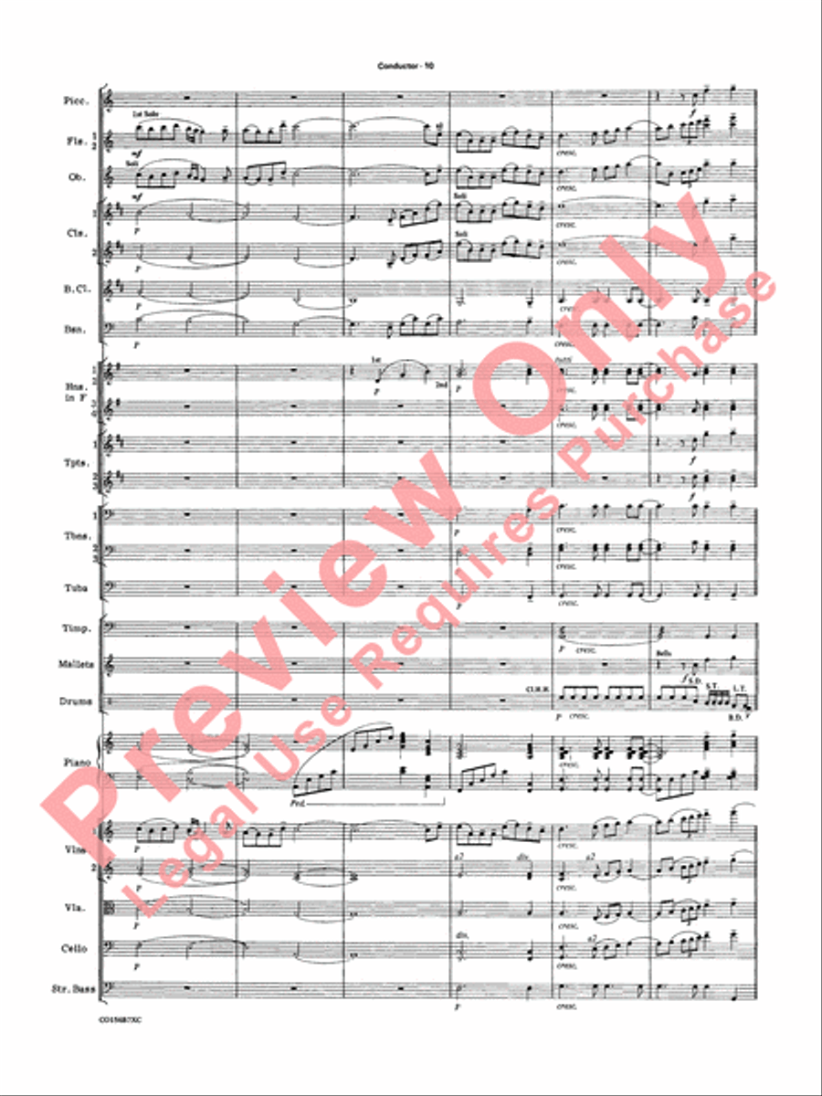 Themes from 007 Full Orchestra scores gallery preview page 13
