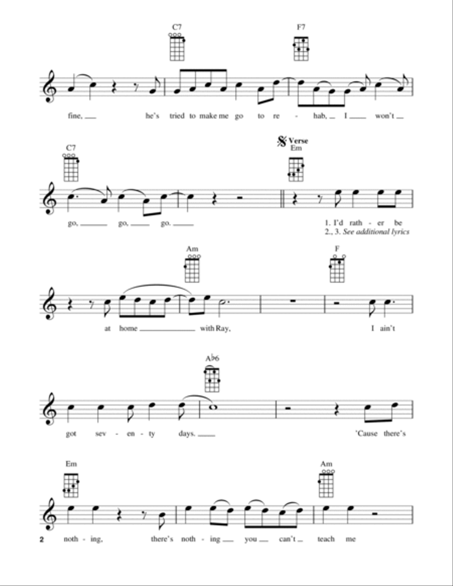 Rehab Ukulele scores gallery preview page 2