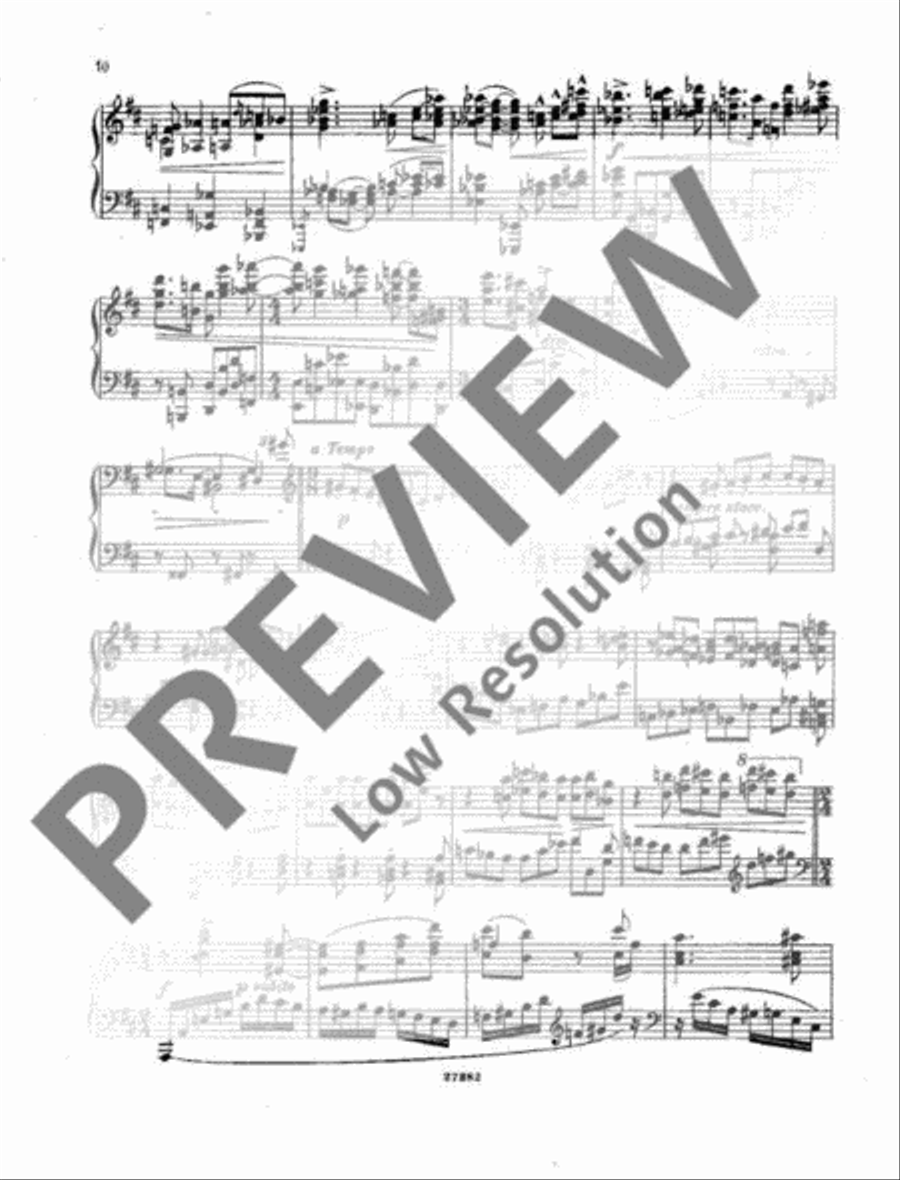 Sonata No. 1 D Major Piano Solo scores gallery preview page 13