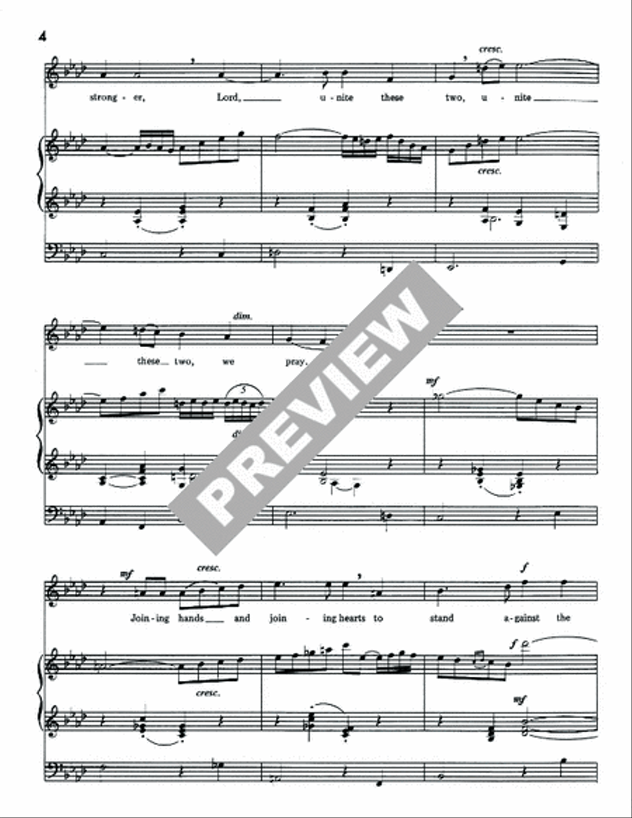 One in Heart and One in Mind Choir scores gallery preview page 5