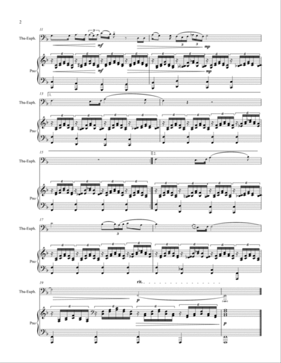 Ave Maria Brass Duet scores gallery preview page 2