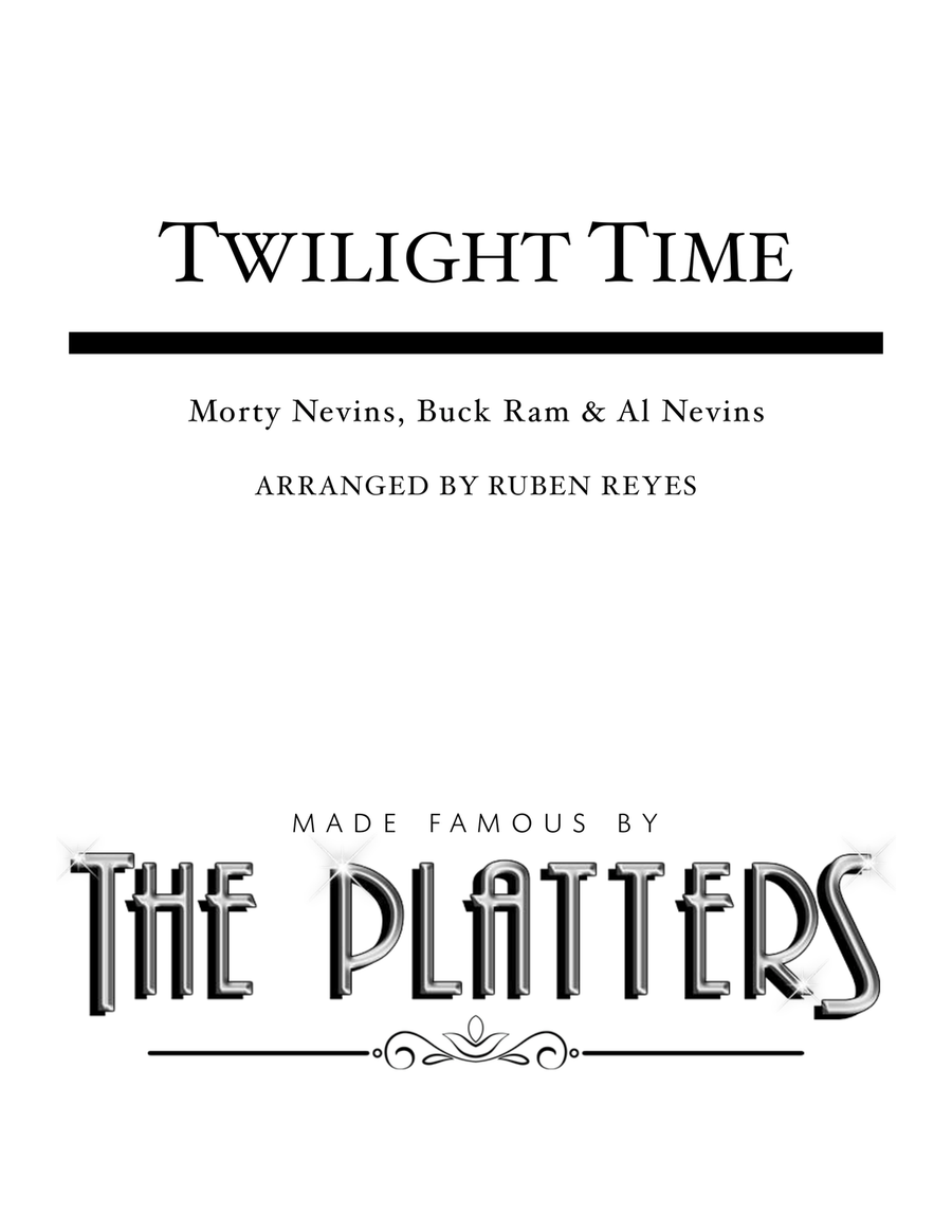 Twilight Time Piano Solo scores gallery preview page 1