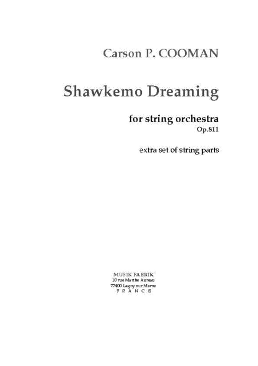 Shawkemo Dreaming Extra Parts scores gallery preview page 1