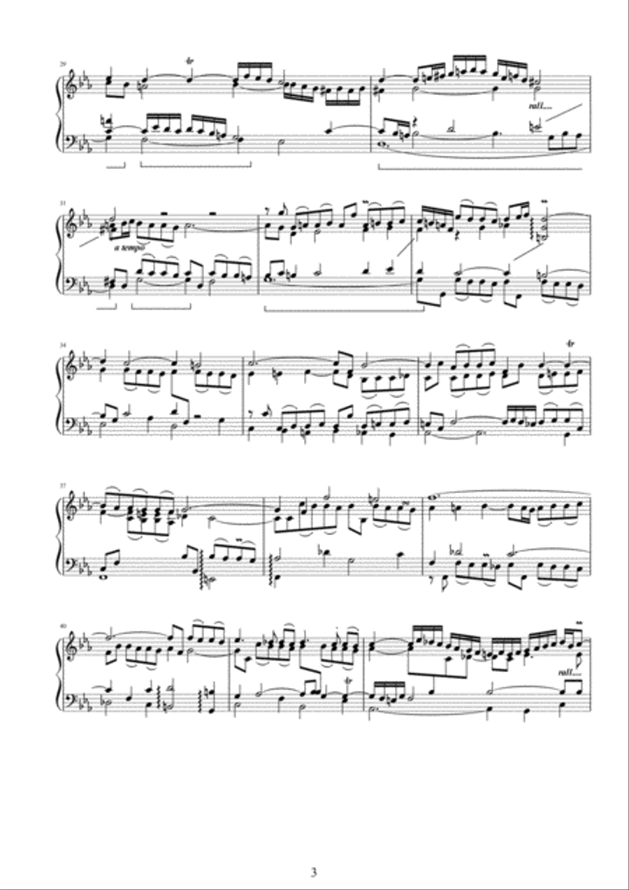 Fantasia and Fugue in C minor BWV 537 Piano Solo scores gallery preview page 3