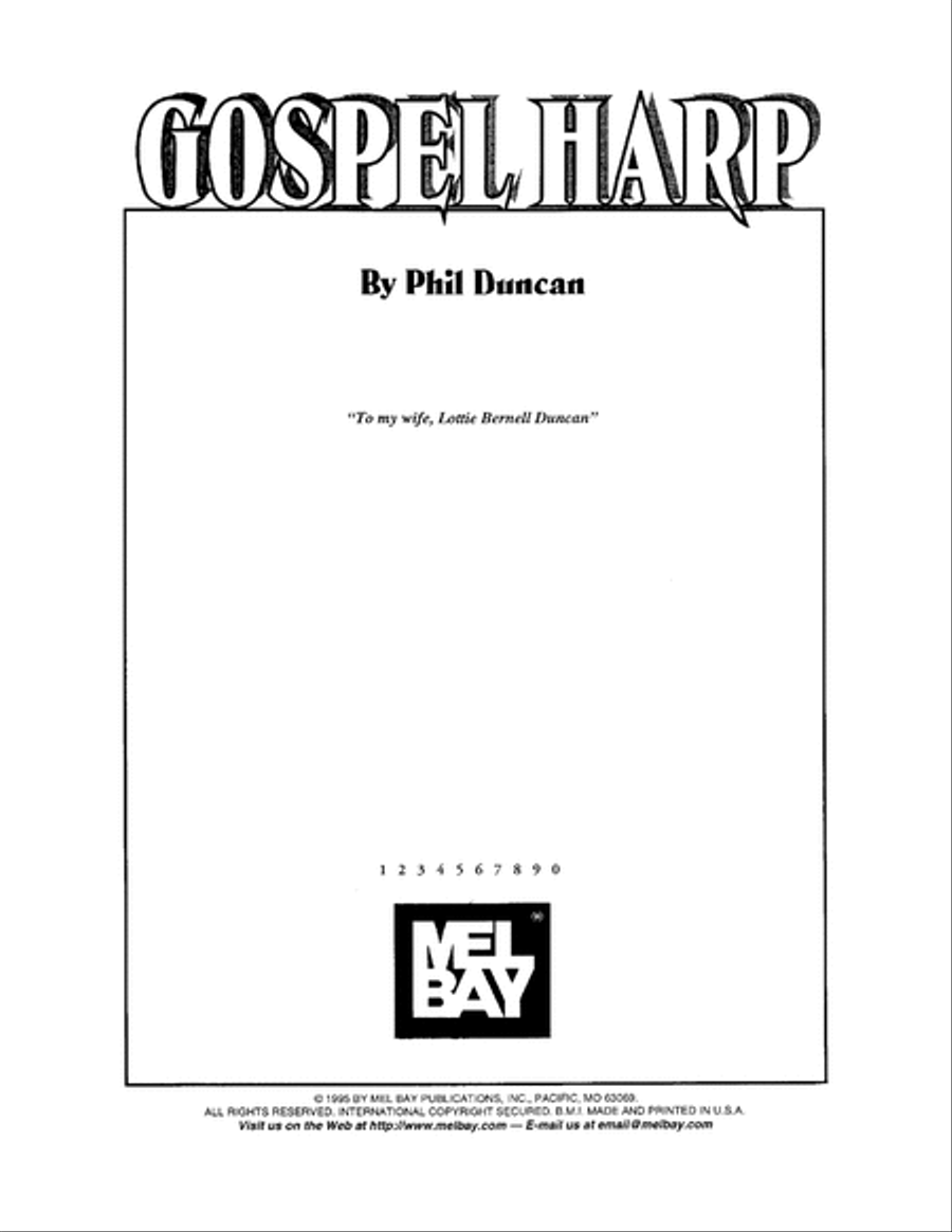 Gospel Harp Harmonica scores gallery preview page 2