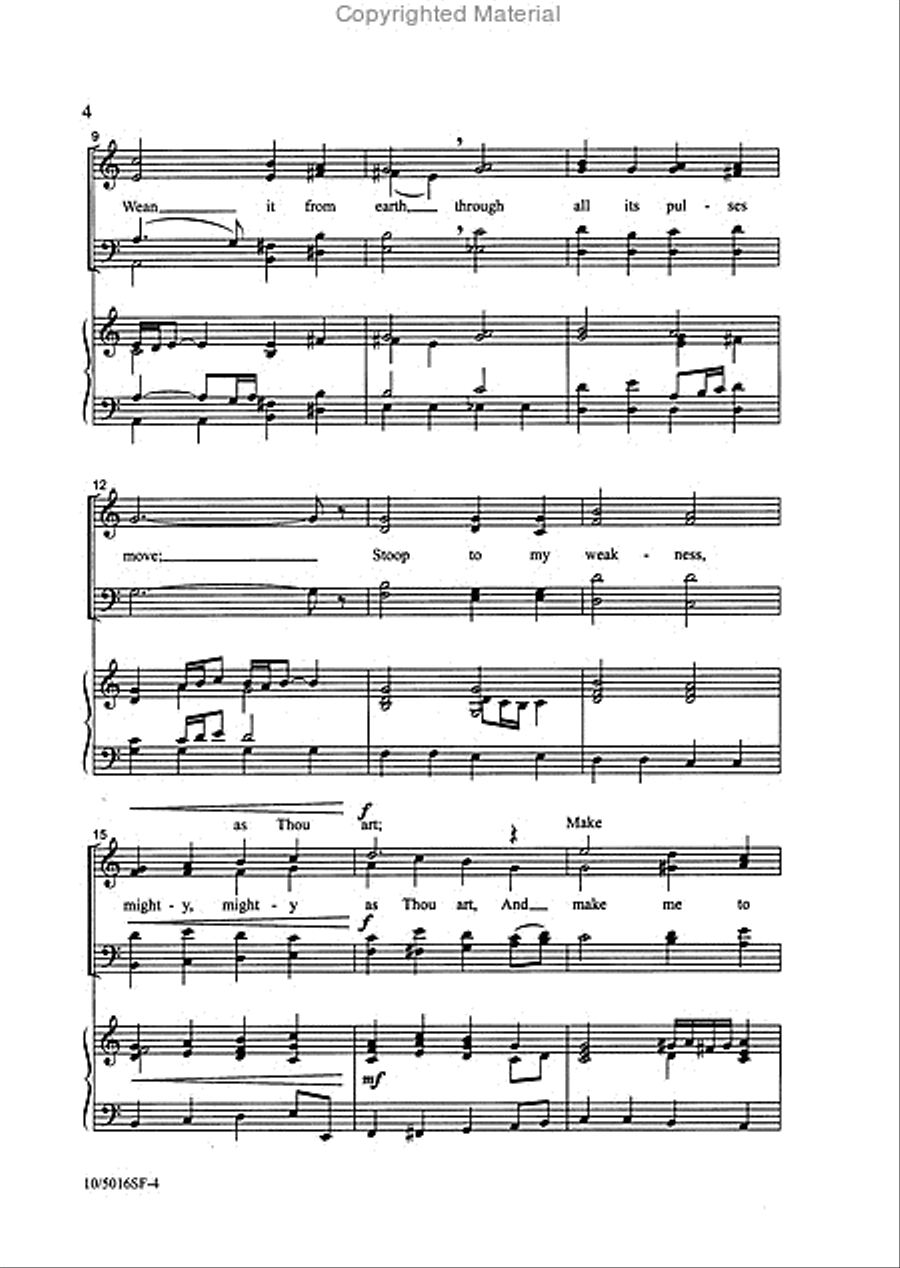 Spirit of God, Descend Upon My Heart 4-Part scores gallery preview page 3