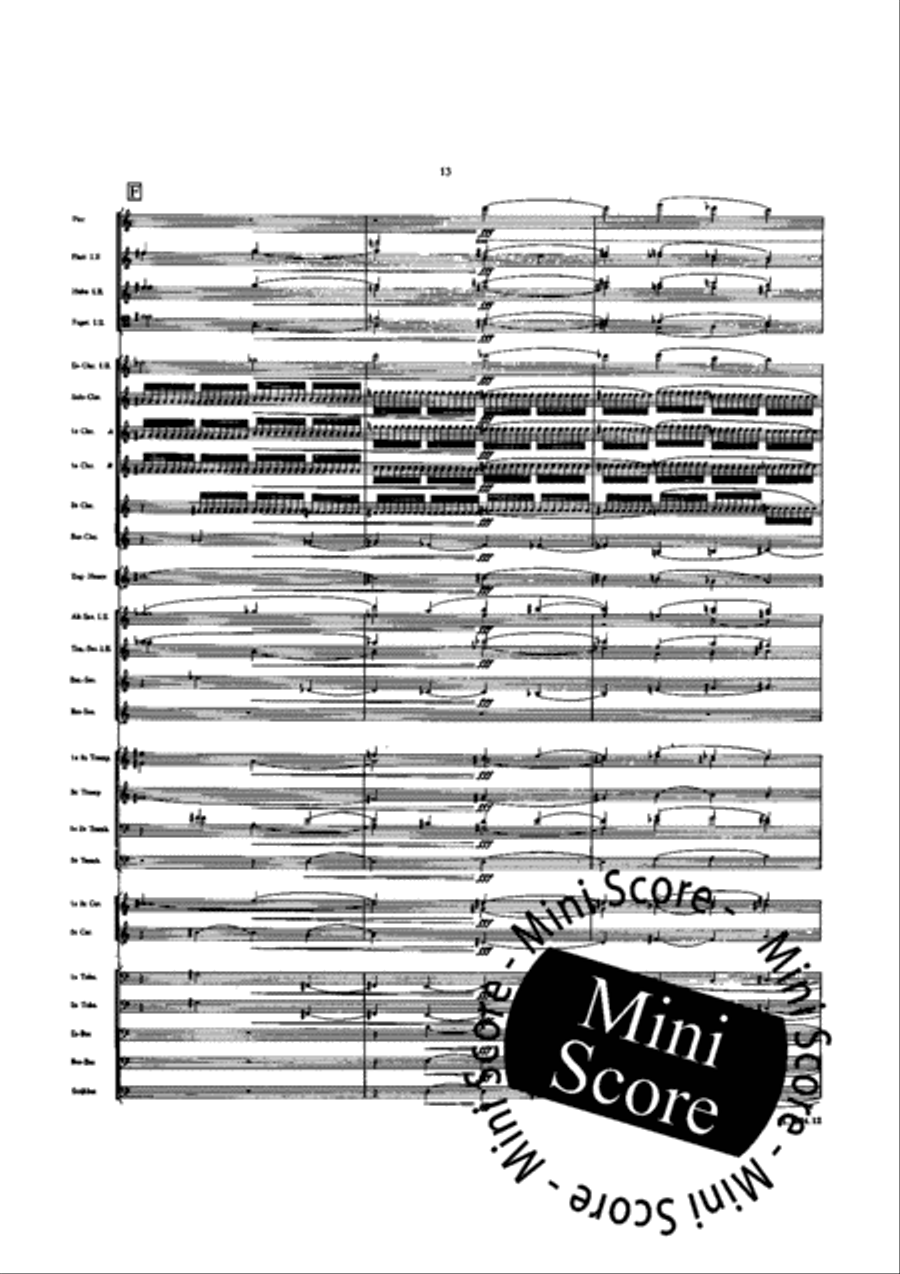 Symphonie pour Orchestre d'Harmonie Concert Band scores gallery preview page 19