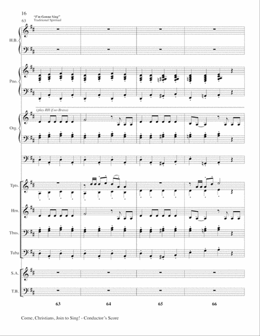 Come Christians, Join to Sing 4-Part scores gallery preview page 16