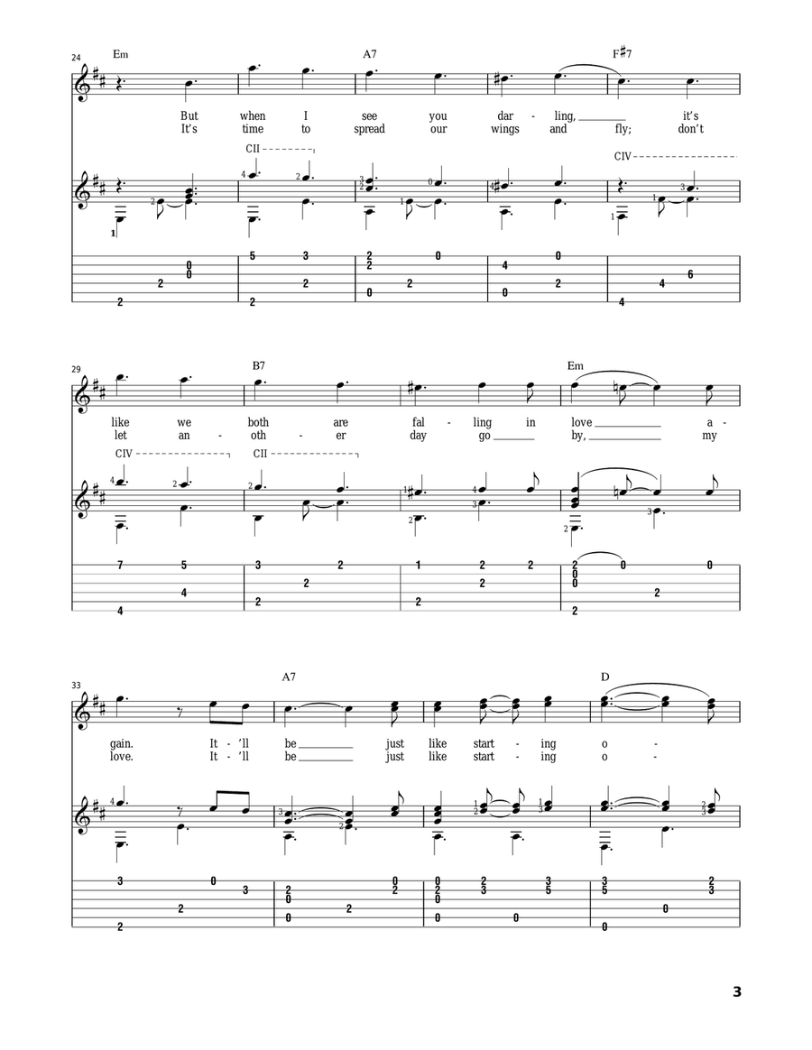 (Just Like) Starting Over Acoustic Guitar scores gallery preview page 3