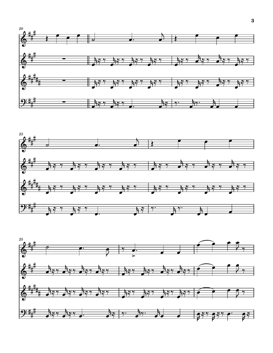 Christmas Isn't Christmas 'til You Get Here Woodwind Quartet scores gallery preview page 4