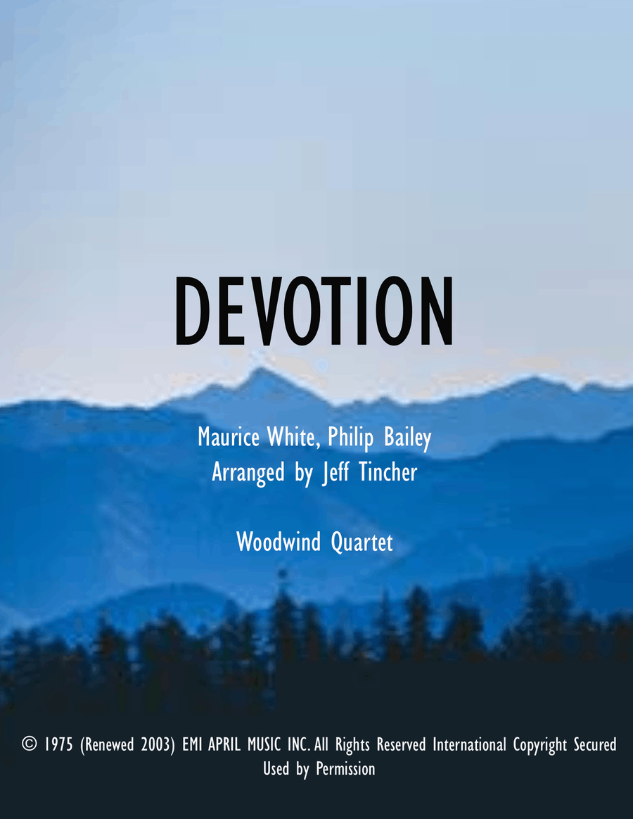 Devotion Woodwind Quartet scores gallery preview page 1