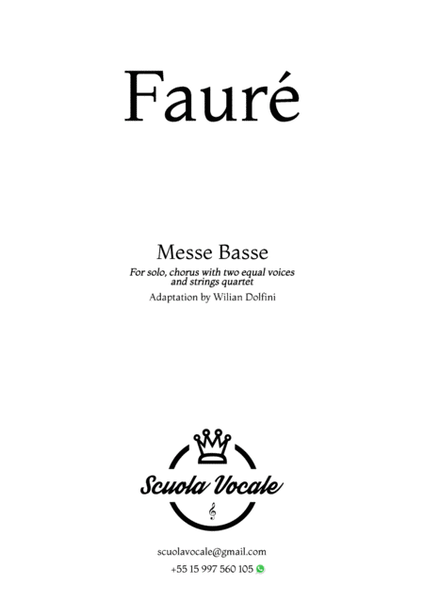 Messe Basse - G.Fauré - Female choir - String Quartet