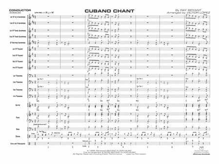 Cubano Chant: Score