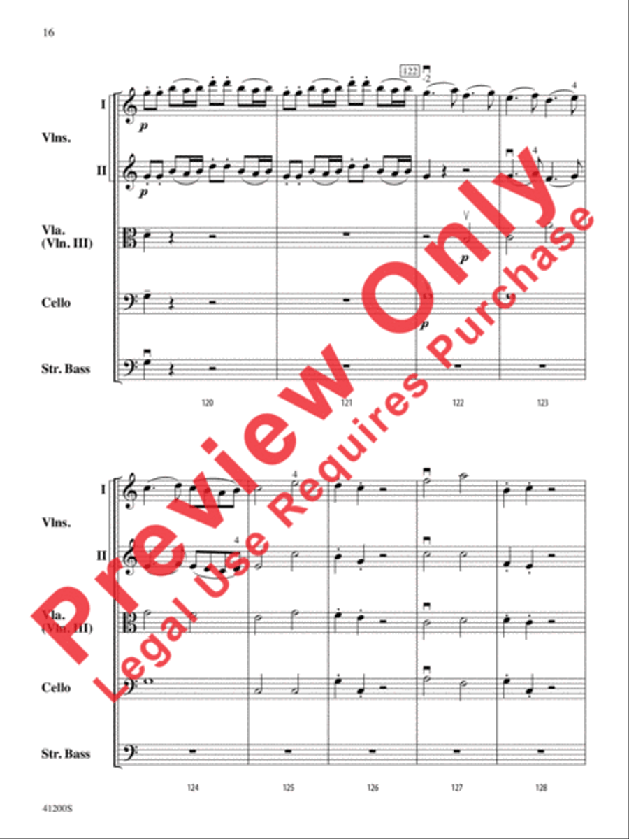 Allegro Molto Allegro Molto String Orchestra scores gallery preview page 17