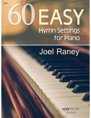 Book cover for 60 Easy Hymn Settings for Piano-Digital Download