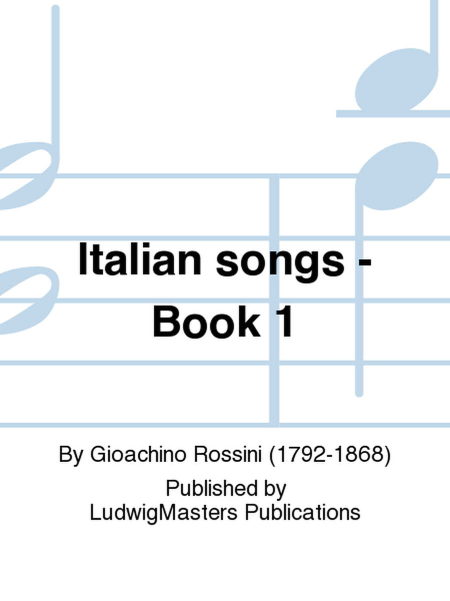 Italian songs - Book 1