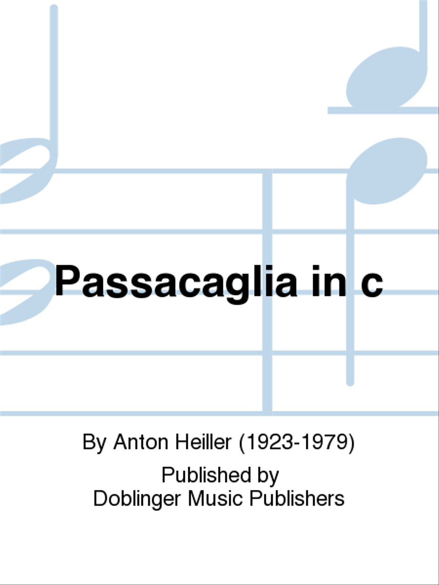 Passacaglia in c