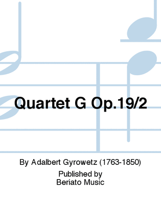 Quartet G Op.19/2