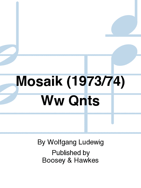Mosaik (1973/74) Ww Qnts