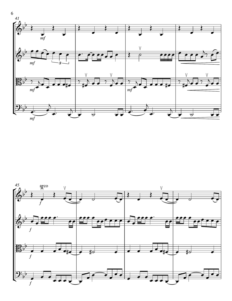 Havana String Quartet scores gallery preview page 6
