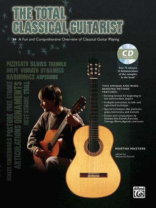 Book cover for The Total Classical Guitarist