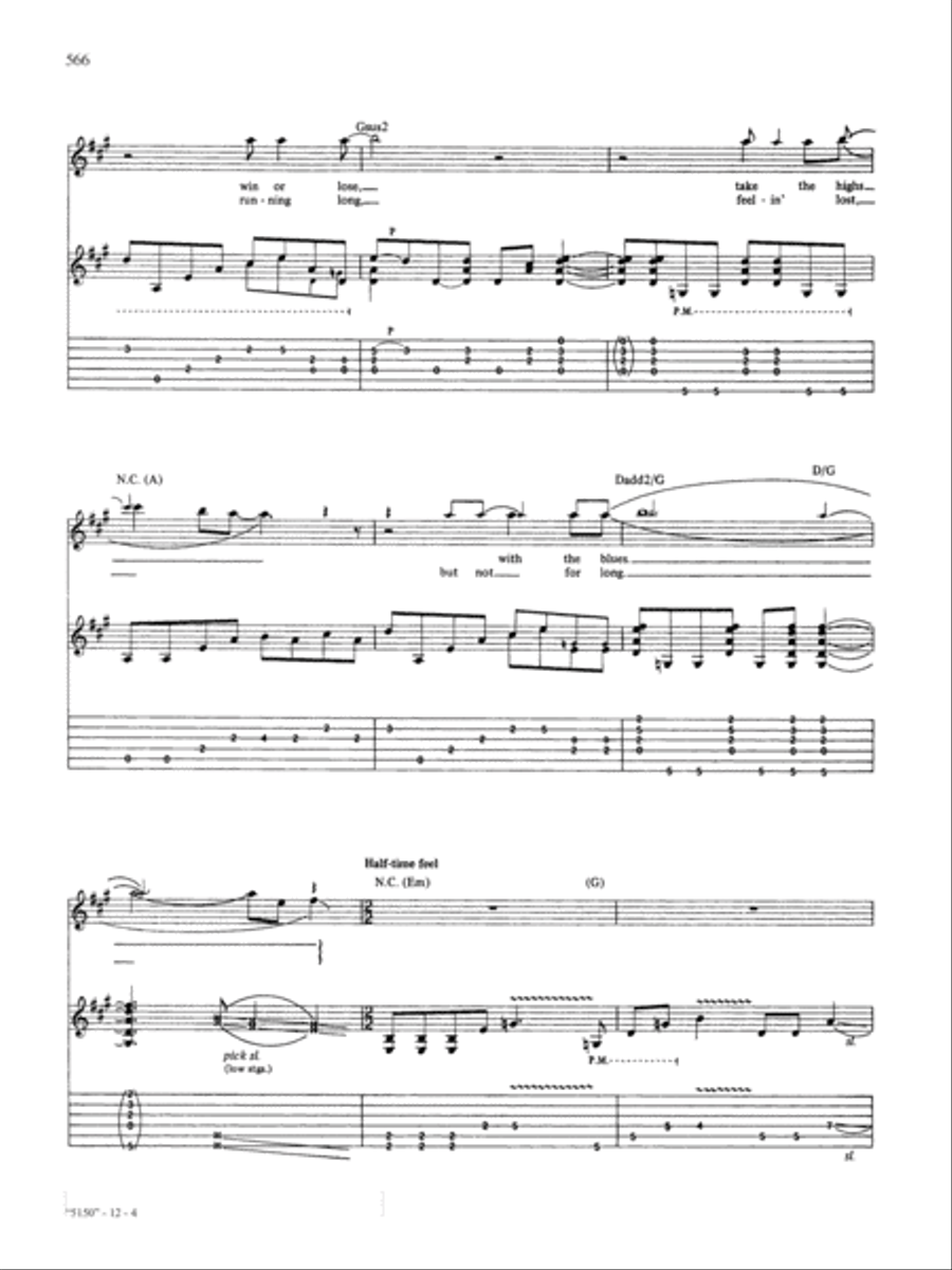 5150 Guitar Tablature scores gallery preview page 4