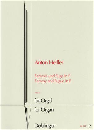 Book cover for Fantasie und Fuge f-moll