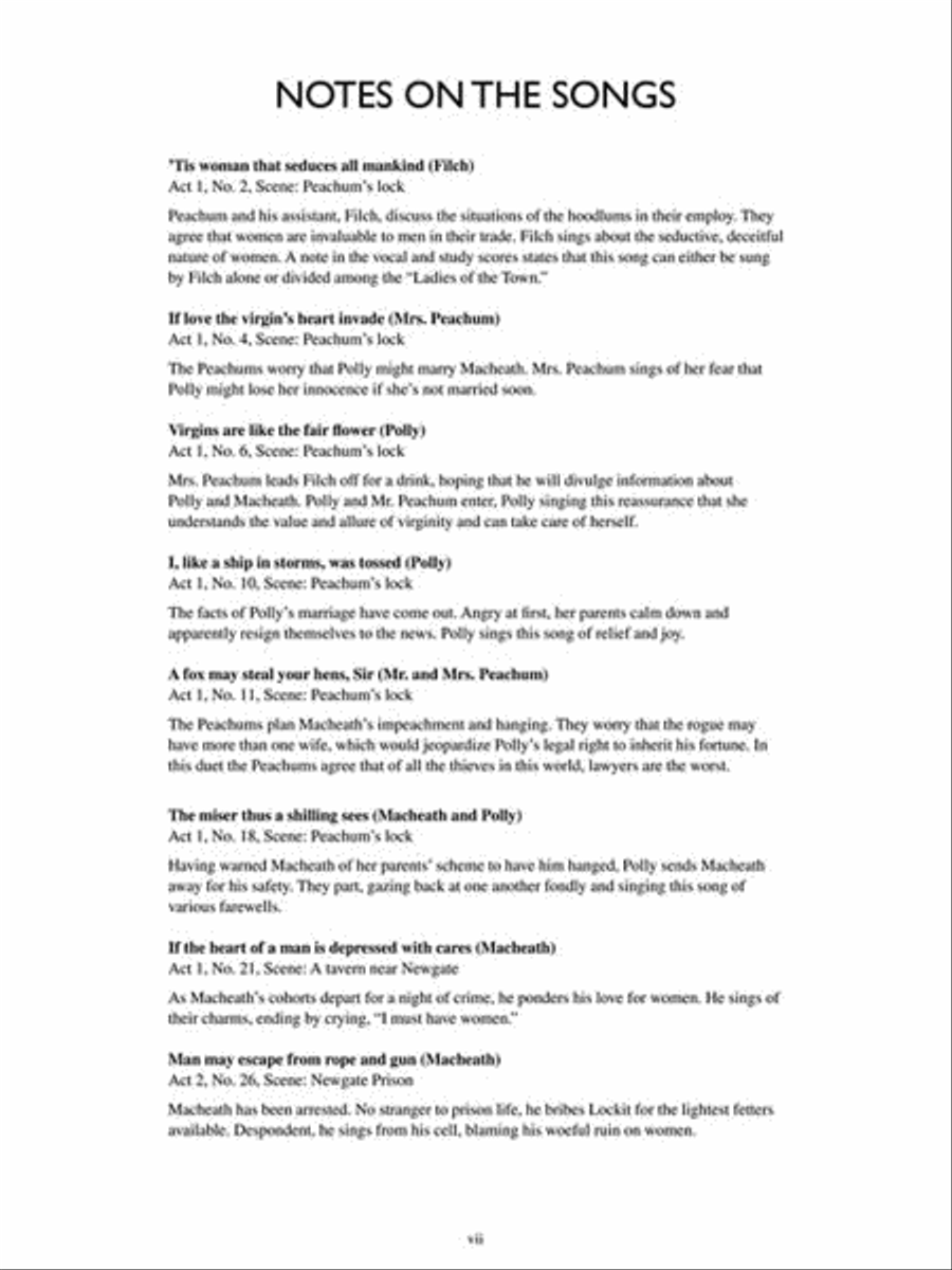 Britten: Selections from The Beggar's Opera Voice scores gallery preview page 6