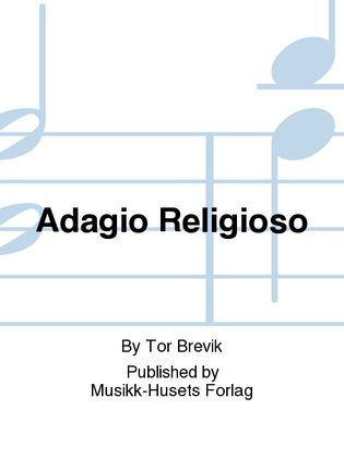 Book cover for Adagio Religioso