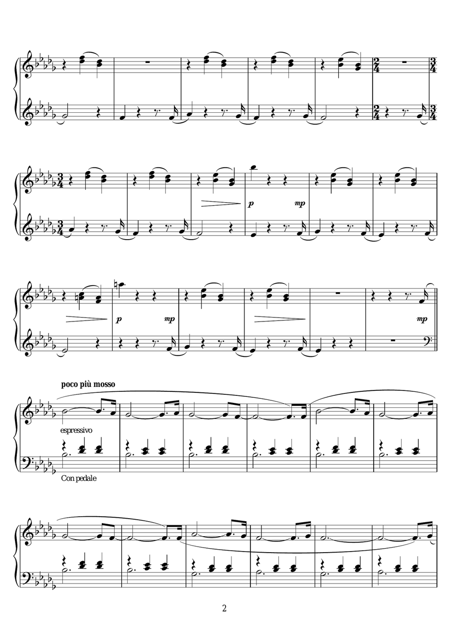 Le Moulin Le Moulin Piano Solo scores gallery preview page 2