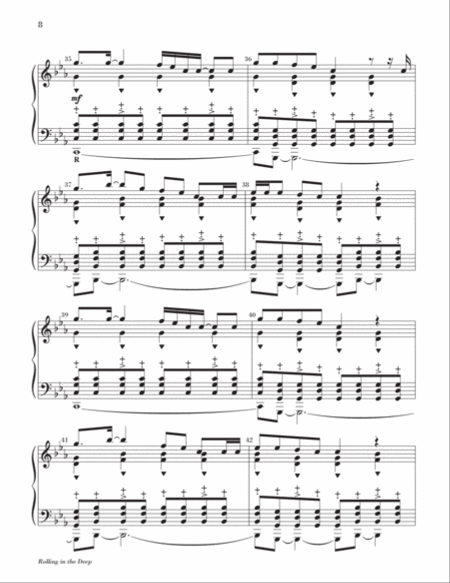 Rolling in the Deep 2-Octaves scores gallery preview page 9