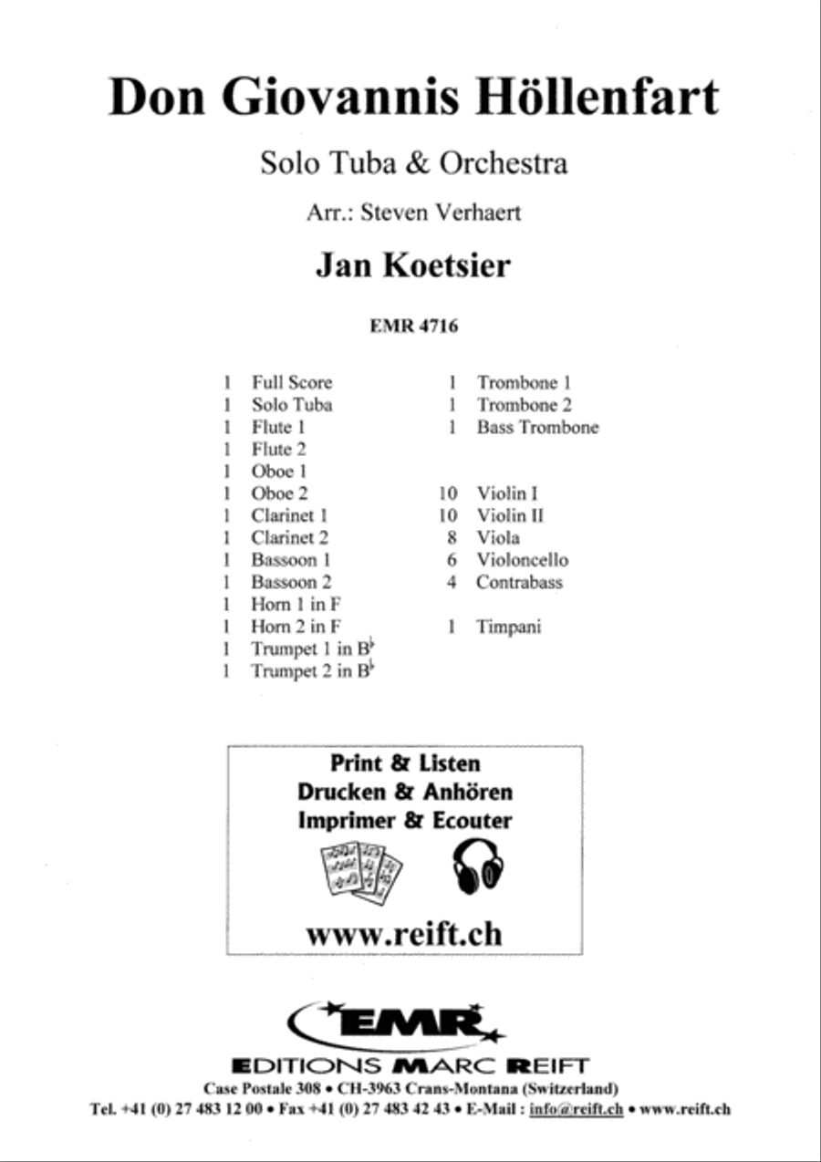 Don Giovannis Hollenfart Orchestra scores gallery preview page 2