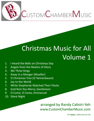 Book cover for Christmas Carols for All, Volume 1 (Flexible Ensemble)