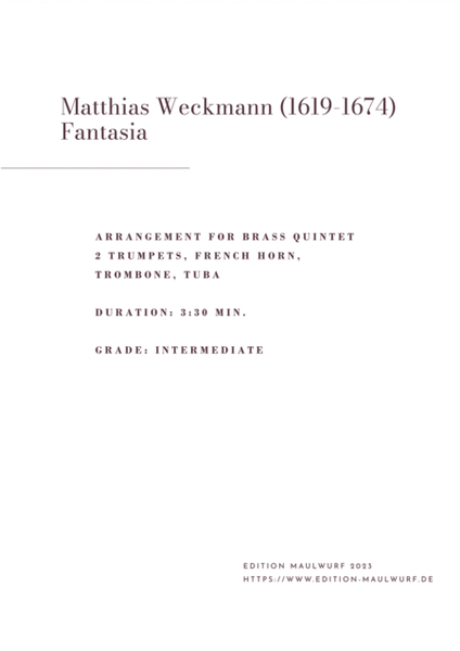 Weckmann Fantasia image number null