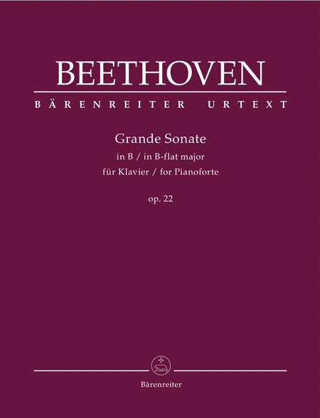 Grande Sonate for Pianoforte in B-flat major, op. 22