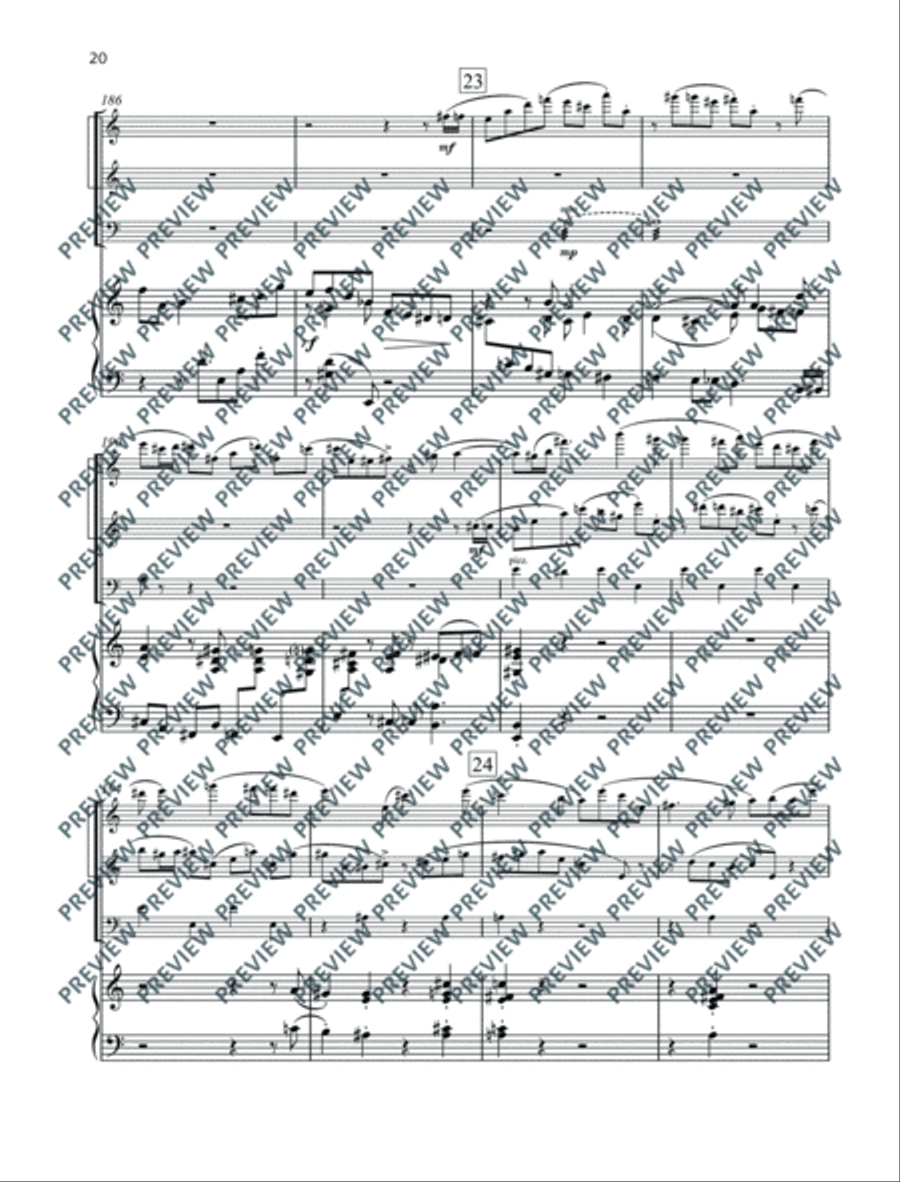 Divertissement Flute scores gallery preview page 21