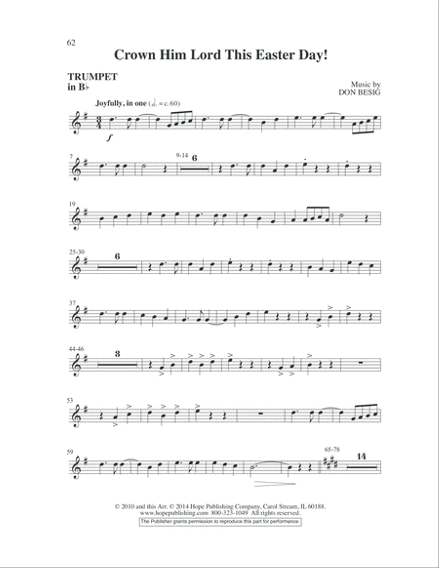 Easy Anthems, Vol. 4 Easy Anthems, Vol. 4 3-Part scores gallery preview page 63