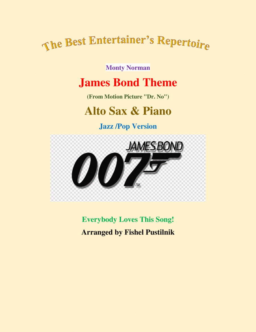 James Bond Theme Woodwind Duet scores gallery preview page 1
