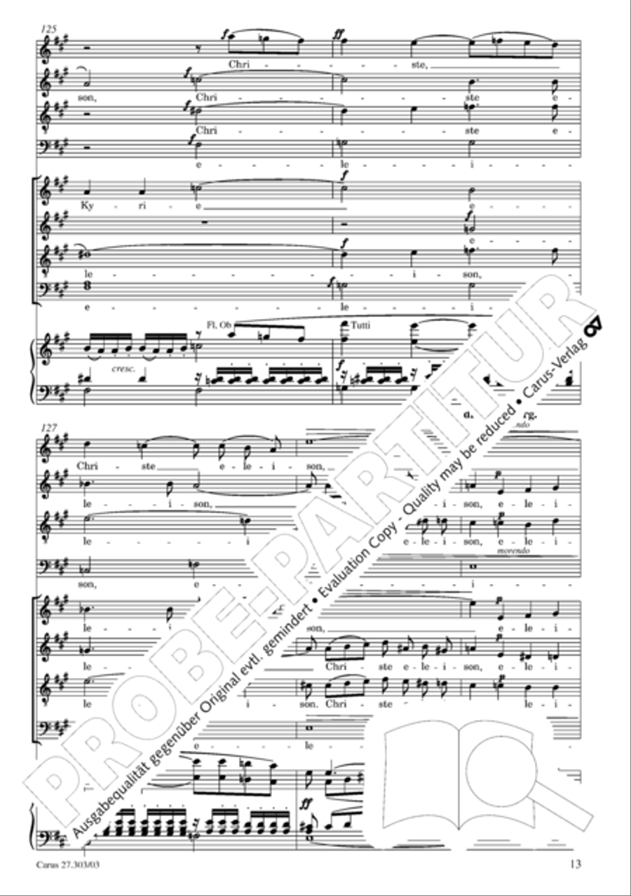 Messa da Requiem 4-Part scores gallery preview page 14