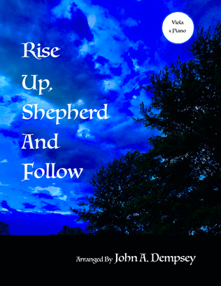 Book cover for Rise Up, Shepherd and Follow (Viola and Piano)