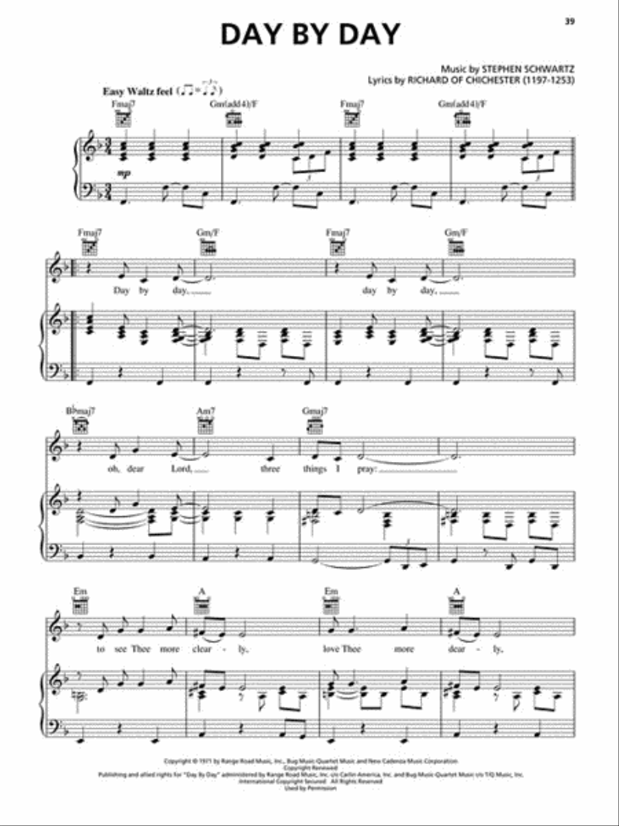 Godspell – Revised Edition Piano, Vocal scores gallery preview page 4