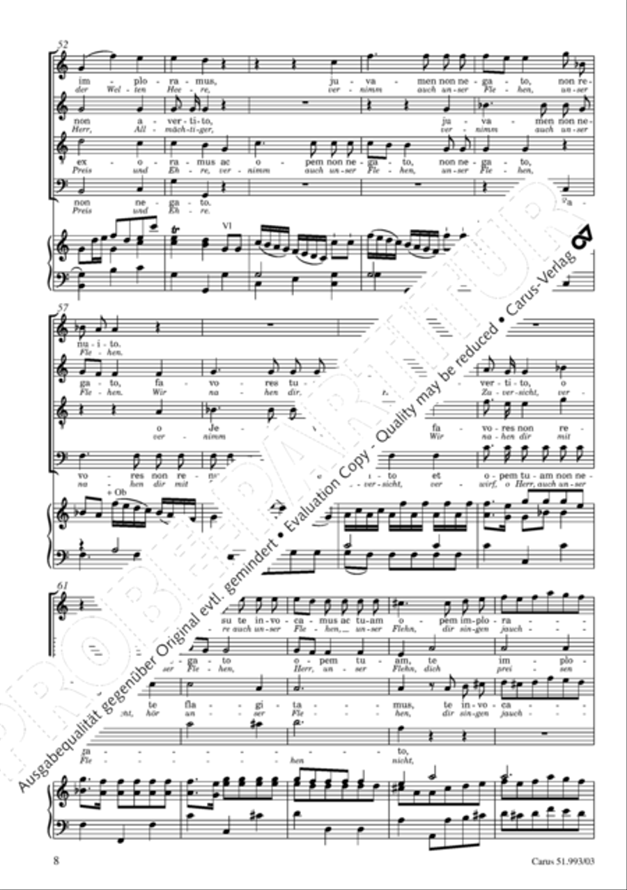 O Jesu, te invocamus 4-Part scores gallery preview page 9