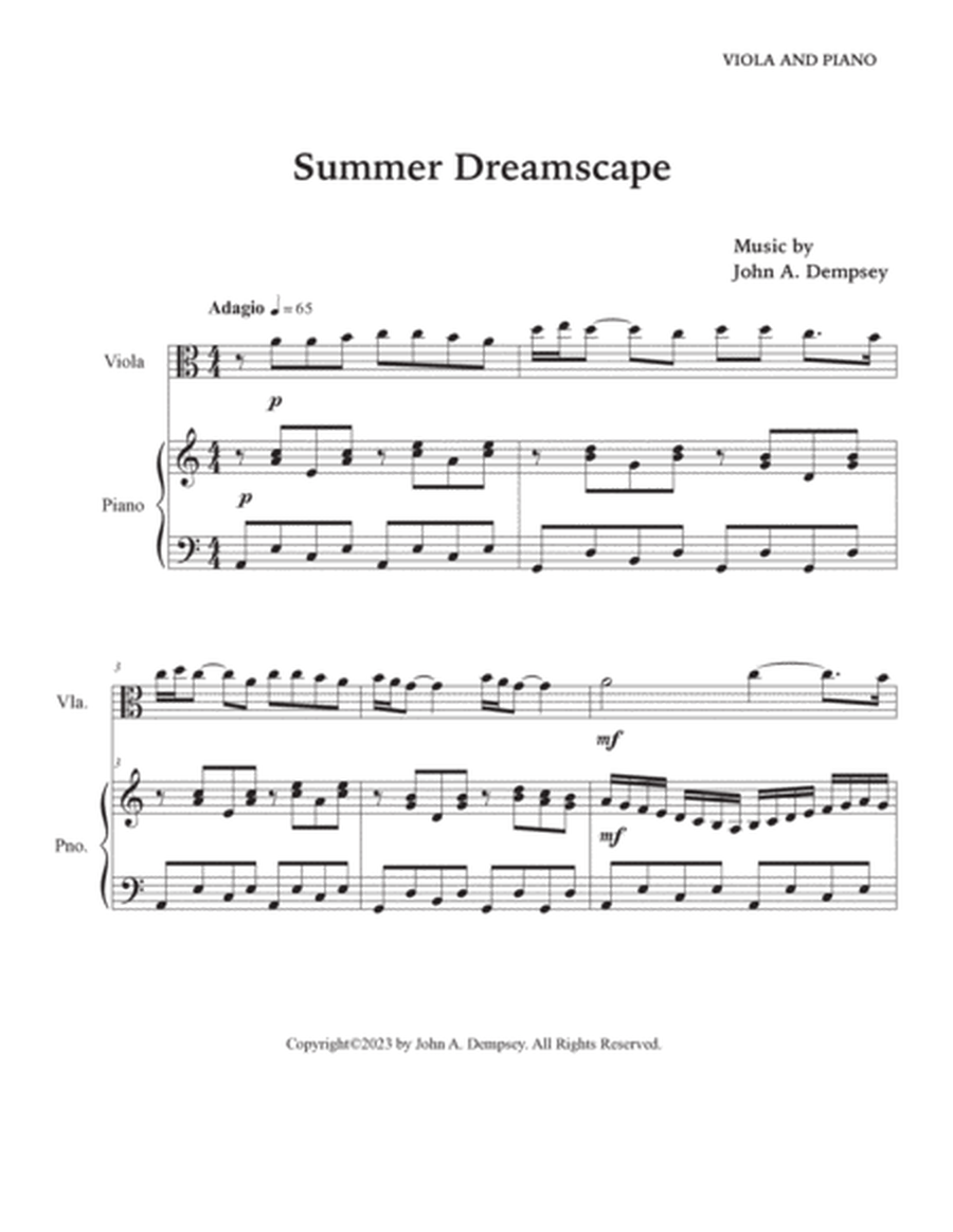 Summer Dreamscape (Viola and Piano) image number null