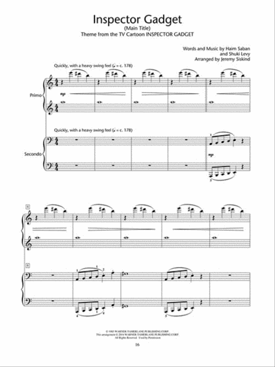 Double Agent! Piano Duets Piano Method scores gallery preview page 4