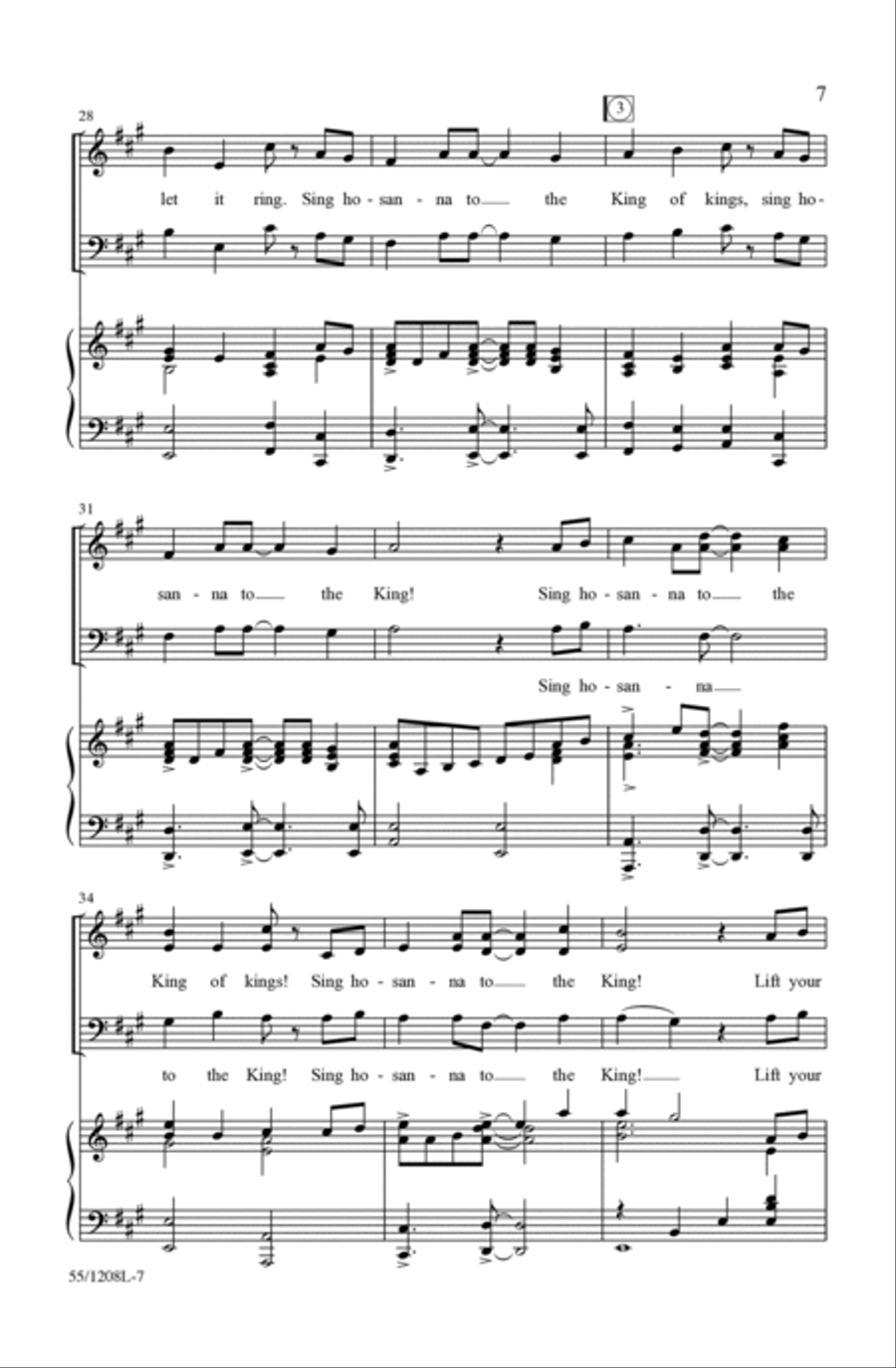 No Greater Love Choir scores gallery preview page 7