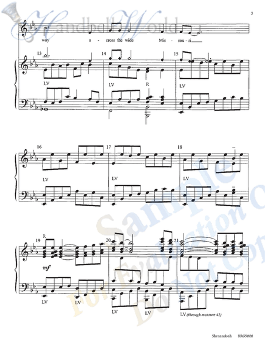 Shenandoah Handbell Choir scores gallery preview page 6