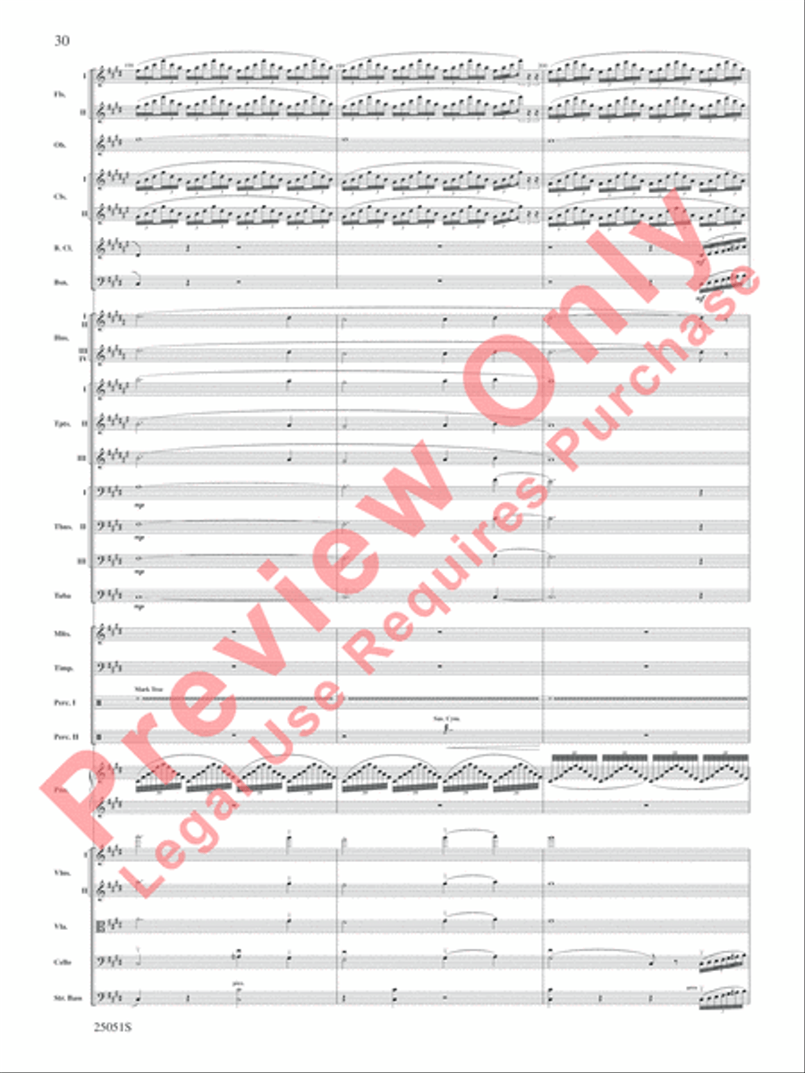 Concert Suite from Harry Potter and the Goblet of Fire Concert Band scores gallery preview page 31