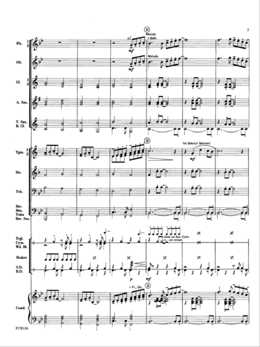 Serenade For Trumpet Concert Band scores gallery preview page 7