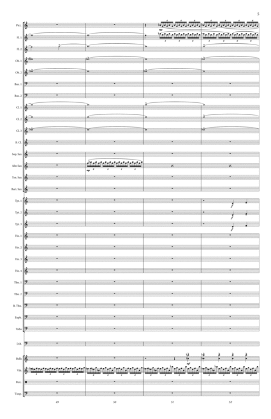Mountain Hymns Concert Band scores gallery preview page 6